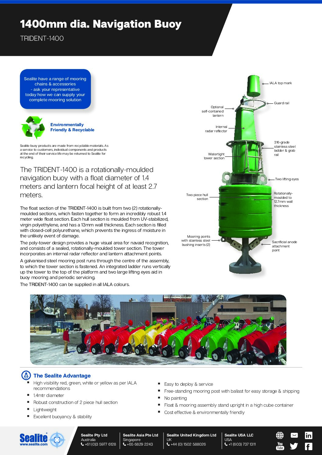 Retroreflective Channel Markers