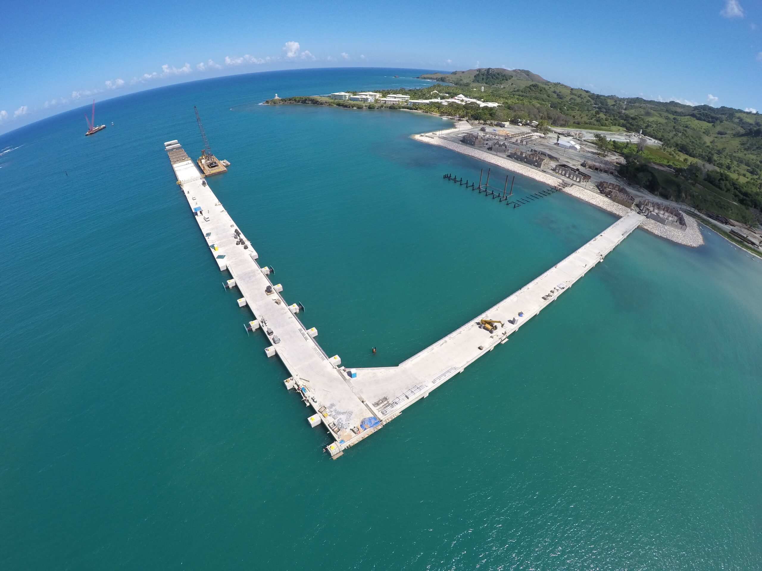 Supplying Navigational Aids for the Amber Cove Cruise Terminal - First ...